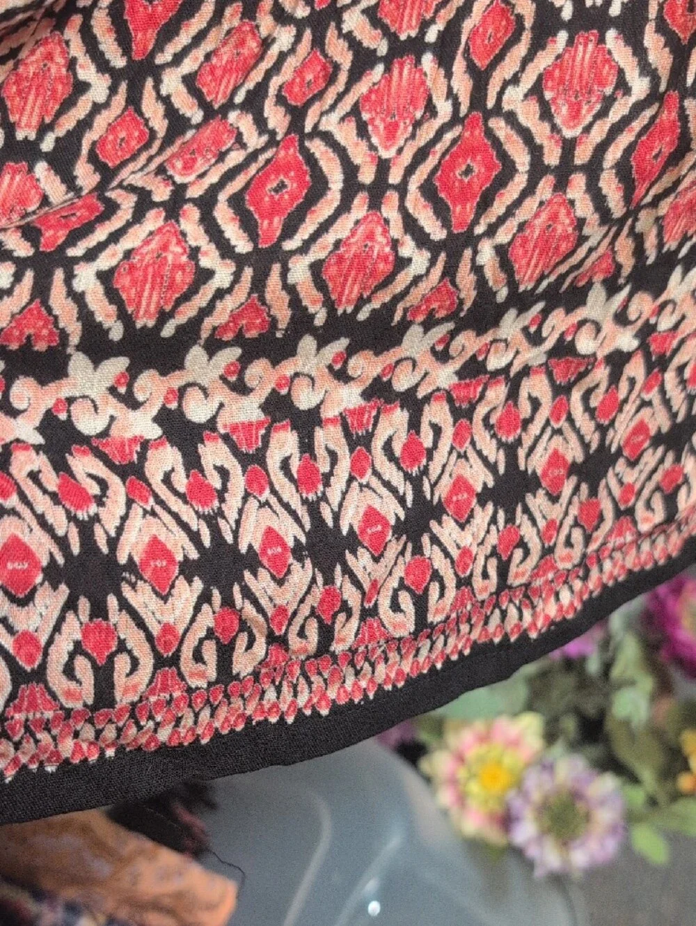 Angie Pink & Black Geometric Mini Slip Dress NWT - Picture 6 of 6